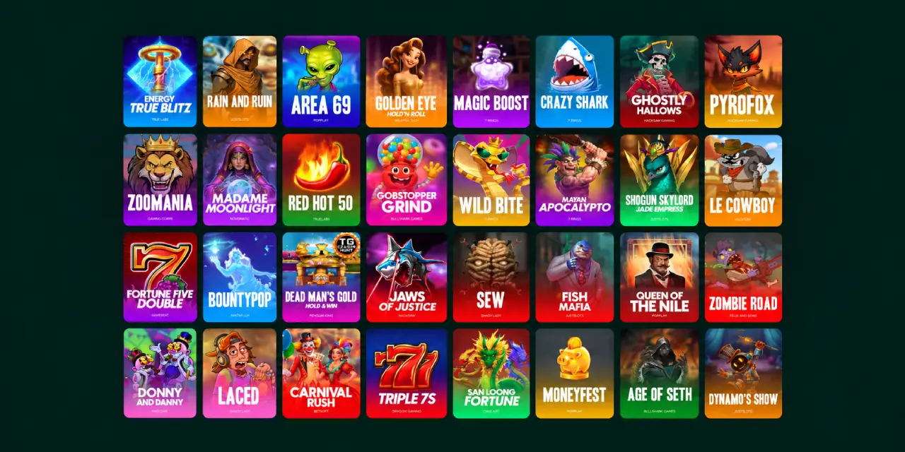 TG Casino selezione di slot online e giochi popolari Italia
